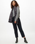 Image of product: Écharpe plaid en coton intarsia