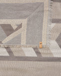 Image of product: Écharpe plaid en coton intarsia