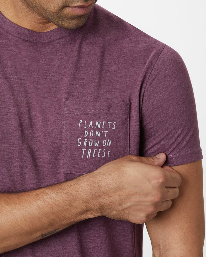 Image of product: T-shirt classique Planets à poche homme