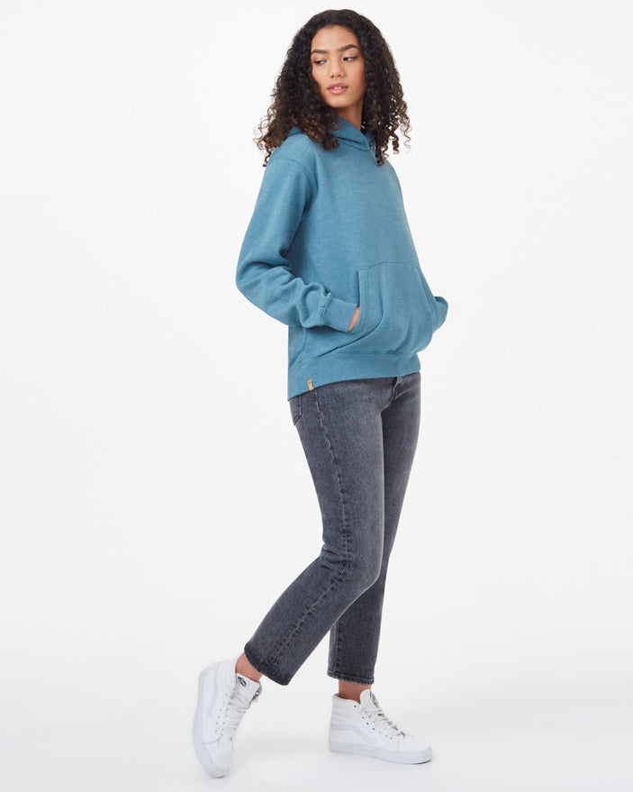 Image of product: Sweat à capuche boyfriend à col ras du cou TreeFleece pour femmes