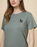Image of product: T-shirt à broderie lama Peru femme