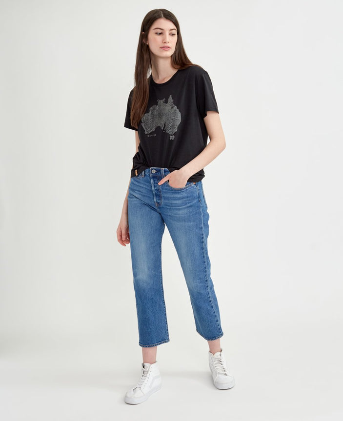 Image of product: T-shirt Australia Woodgrain femme